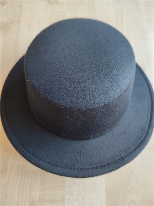 Шляпа Канотье, черная 57 - фото 9561