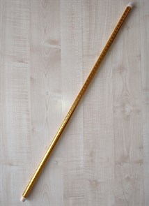 Прямая трость для танцев, 90 см золотистая