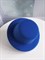Шляпка на заколках основа для творчества, синяя - фото 10564