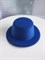 Шляпка на заколках основа для творчества, синяя - фото 10565
