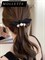 Эластичная резинка для волос с жемчугом и бантом - фото 10938
