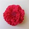 Заколка - брошь цветок Пион, диаметр 11 см, красная - фото 10995