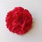 Заколка - брошь цветок Пион, диаметр 11 см, красная - фото 10996