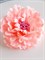 Заколка - брошь цветок Пион, диаметр 11 см, персик - фото 11417