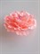 Заколка - брошь цветок Пион, диаметр 11 см, персик - фото 11418
