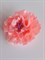 Заколка - брошь цветок Пион, диаметр 11 см, персик - фото 11419