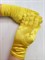 Перчатки атласные взрослые, желтые - фото 7427